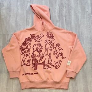 Y2K TYYL Trendy Pink Graphic Women's Hoodie